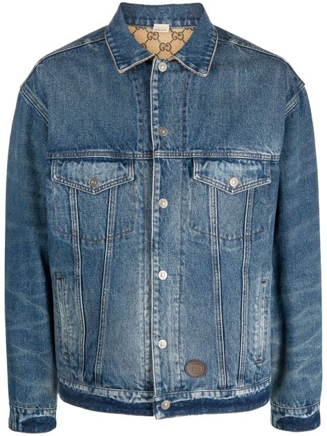 gucci jeans jacket price|gucci denim jeans.